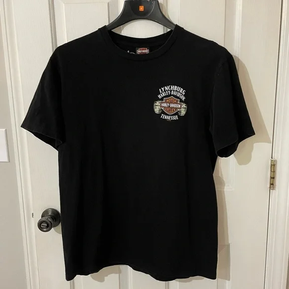 Harley Davidson Lynchburg Tennessee label T-Shirt. Size large - Picture 3 of 11